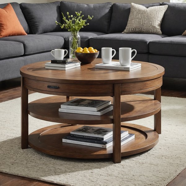 Découvrez notre sélection de tables basses rondes en bois