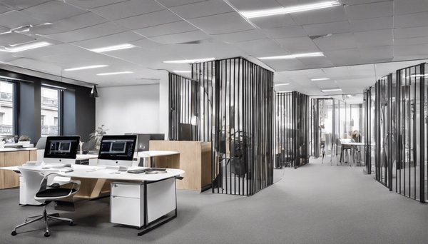 Transformez vos bureaux à saint-Étienne grâce aux cloisons mobiles