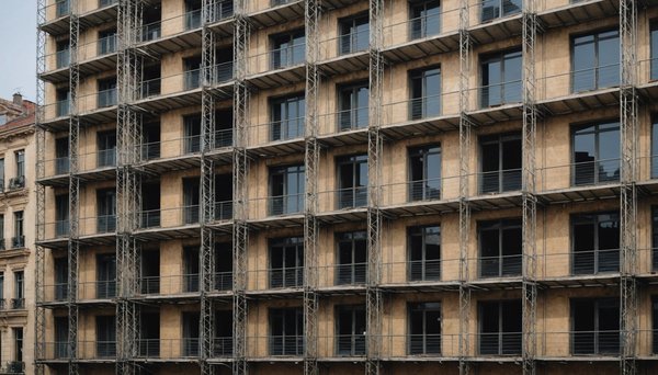 Échafaudage façade : faciliter vos travaux de peinture en hauteur